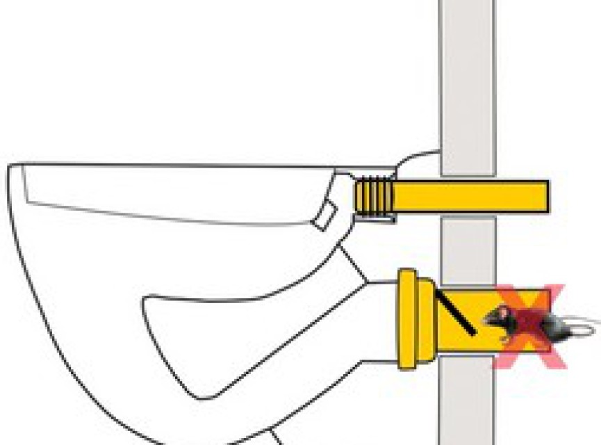 Rattenstop afvoer DN-90