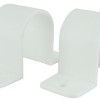 Set valpijpbeugels 32mm wit