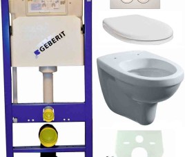 Geberit UP 100 +Trevi wc+zitt.+ Delta 21 wit