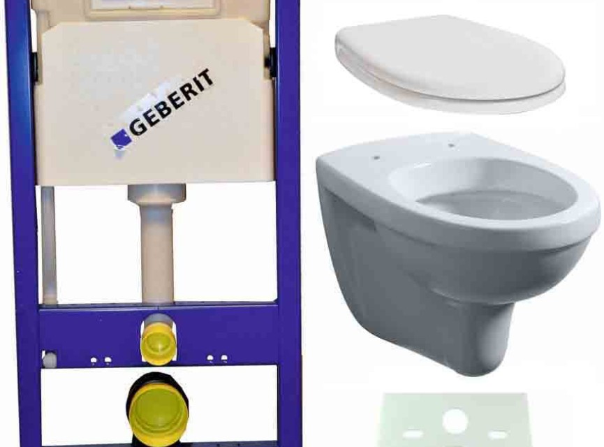 Geberit UP 100 +Trevi wc+zitt.+ Delta 21 wit