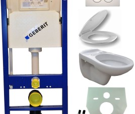 Geberit UP 100 +Neptunus WC+ Nept.zitt.+ Delta 21 wit