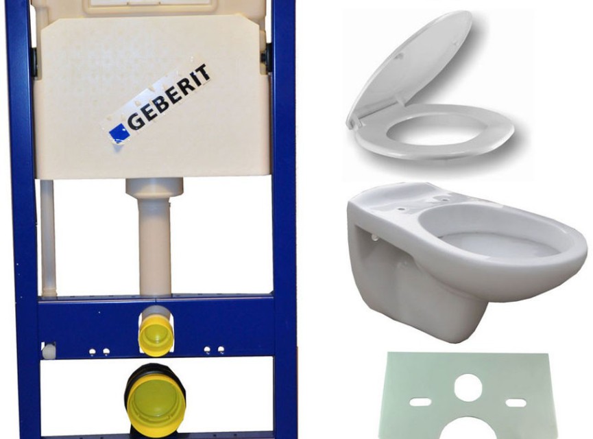 Geberit UP 100 +Neptunus WC+ Nept.zitt.+ Delta 21 wit