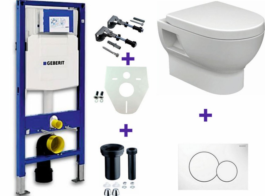 Geberit UP-320 + Mercurius OnePack + Sigma 01 wit