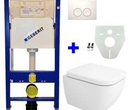 Geberit UP 100 Sky wc+zitt.+ Delta 21 wit