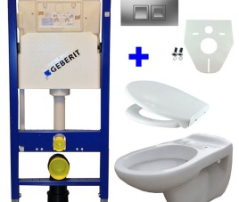 Geberit UP 100 + Neptunus WC +Ultimo zitt + Delta 50 matchr
