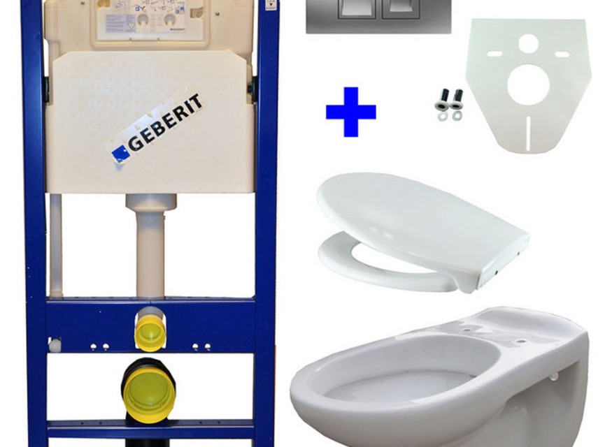 Geberit UP 100 + Neptunus WC +Ultimo zitt + Delta 50 matchr
