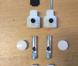 bevestiging set wandclosets blinde ophanging type-1