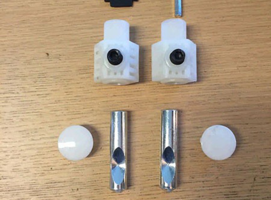 bevestiging set wandclosets blinde ophanging type-1