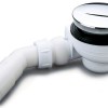 Turboflow douchebaksifon voor gat 90mm chroom