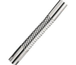 chroom muurbuis recht buigbaar 32mm