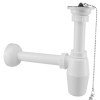 PVC plug-bekersifons 5/4x32 wit