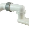 PVC douchebak-sifons 11/2 wit