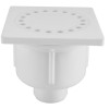 Doucheplug 10x10 onderuitlaat wit