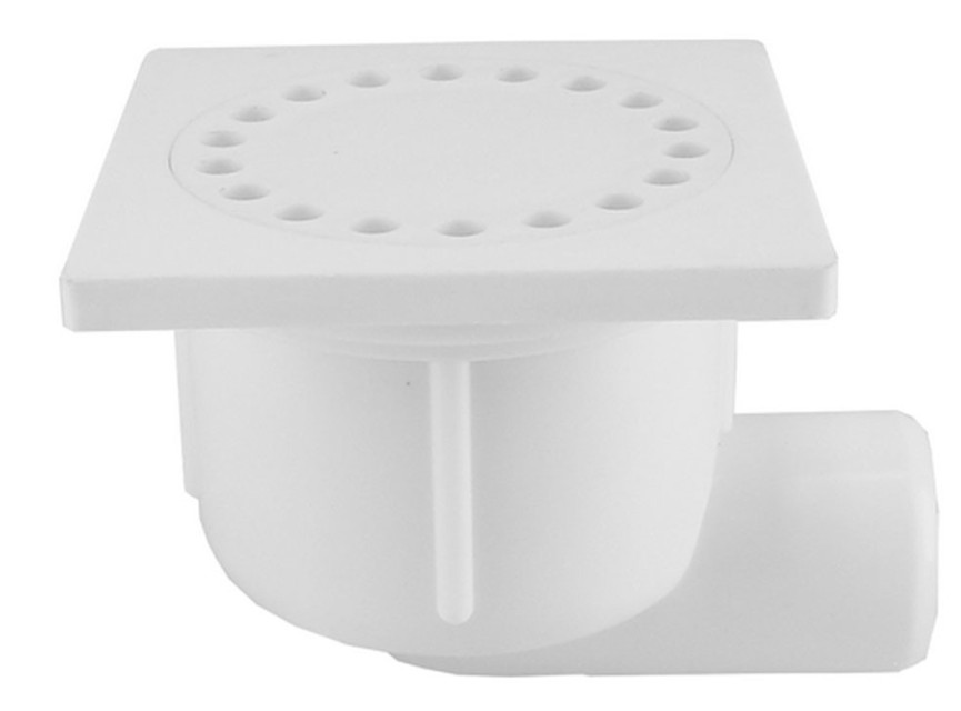 Doucheplug 10x10 zijuitlaat wit