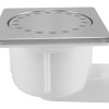 Doucheplug 10x10 zijuitlaat RVS