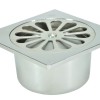 chroom ABS doucheput 10x10 onder 40mm