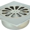 chroom ABS doucheput 14x14 onder 40mm