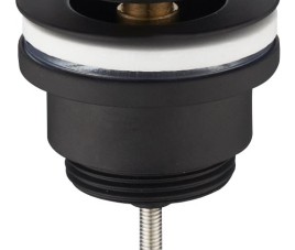 luxe draaiwaste 5/4 laag model mat-zwart