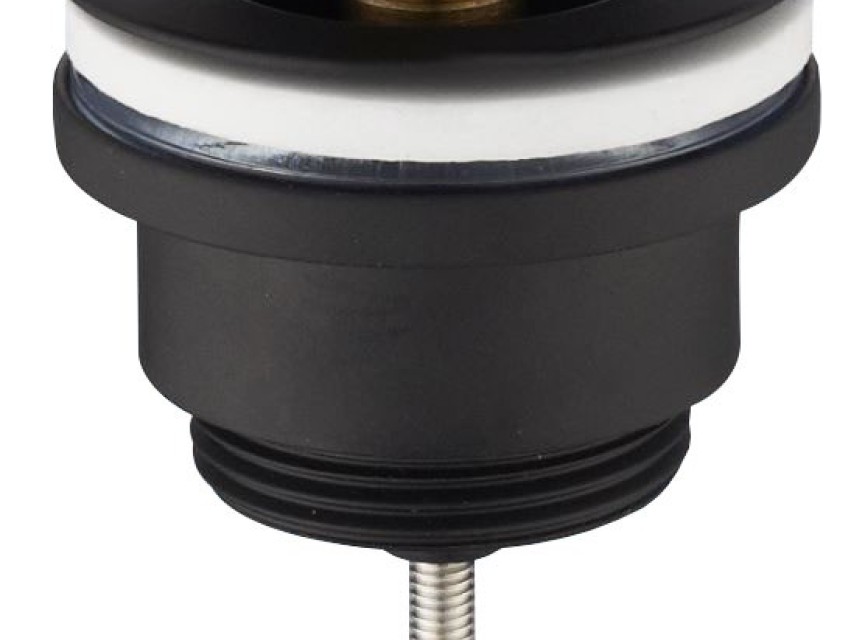 luxe draaiwaste 5/4 laag model mat-zwart