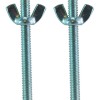 set draadeinden M6-70+vleugelmoeren