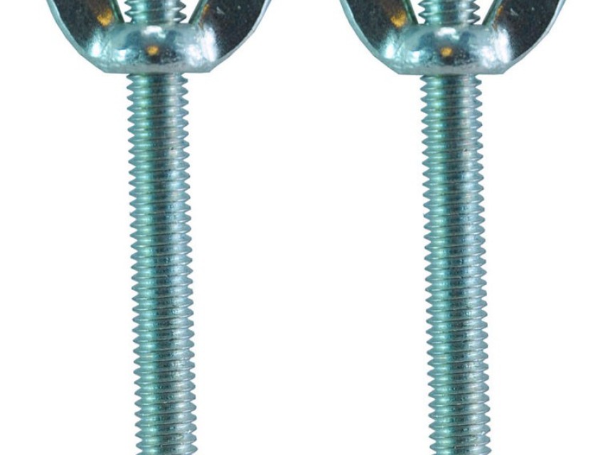 set draadeinden M6-70+vleugelmoeren