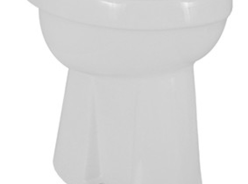 staande verhoogde toiletpot +6 AO wit