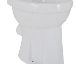 staande verhoogde toiletpot +6 PK wit