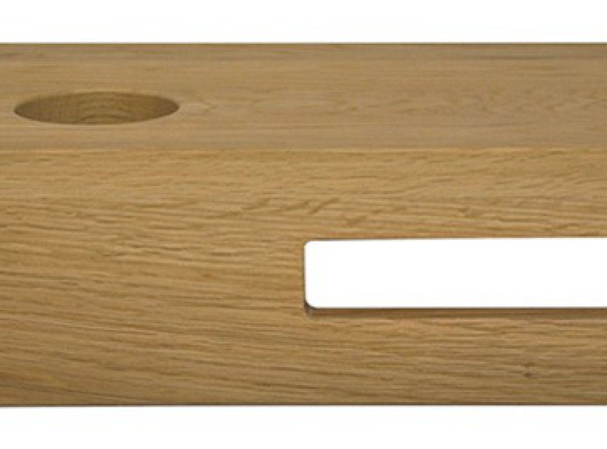 Oak planchet 40 x 21 x 10 cm links