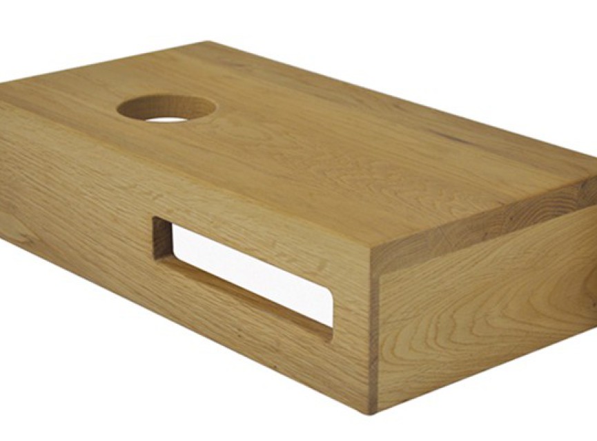 Oak planchet 40 x 21 x 10 cm links