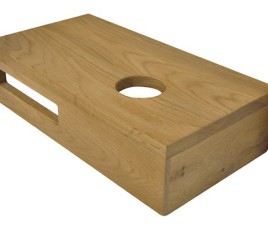 Oak planchet 40 x 21 x 10 cm rechts