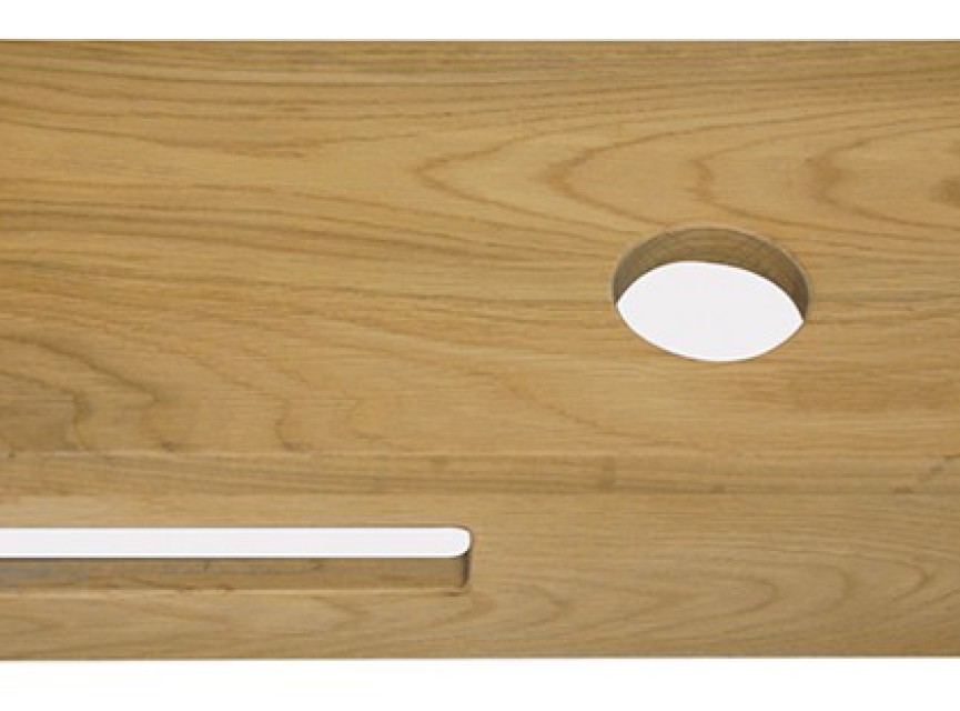 Oak planchet 40 x 21 x 10 cm rechts