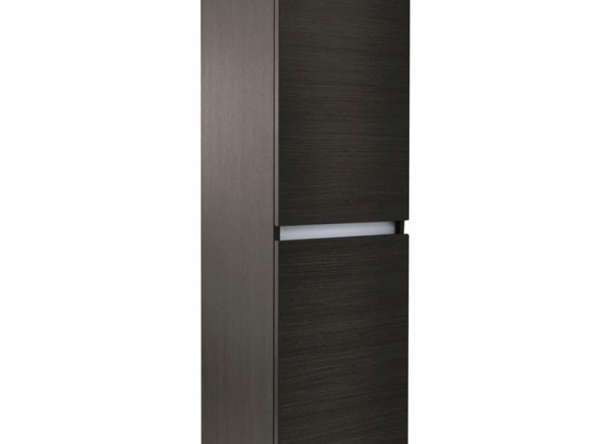 Vision kolomkast 2 deuren 160x35x35 houtnerf grijs