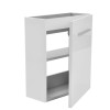 fonteinkast tbv HS fonteintje l/r 1 deur 40x21 wit