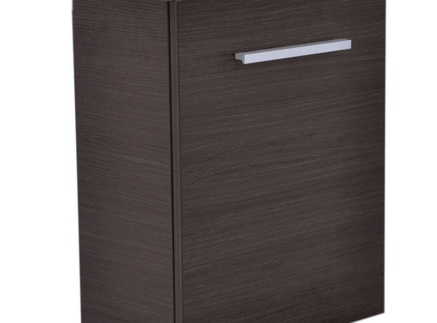 fonteinkast tbv HS fonteintje l/r 1 deur 40x21 houtnerf grijs