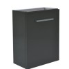 fonteinkast tbv HS fonteintje l/r 1 deur 40x21 hoogglans grijs