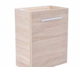 fonteinkast tbv HS fonteintje l/r 1 deur 40x21 licht-eiken