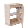 fonteinkast tbv HS fonteintje l/r 1 deur 40x21 licht-eiken