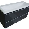 onderkast 100cmx36cm zo.wastafel gl.grijs