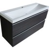 onderkast 100cmx36cm zo.wastafel houtn.grijs