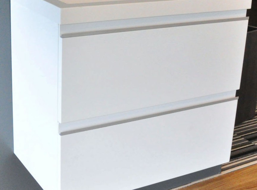 onderkast 60cmx36cm zo.wastafel wit