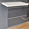 onderkast 60cmx36cm zo.wastafel gl.grijs
