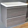 onderkast 60cmx36cm zo.wastafel houtn. grijs