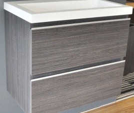 onderkast 60cmx36cm zo.wastafel houtn. grijs
