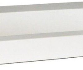 wastafel 60cmx36cm zonder kraangat wit