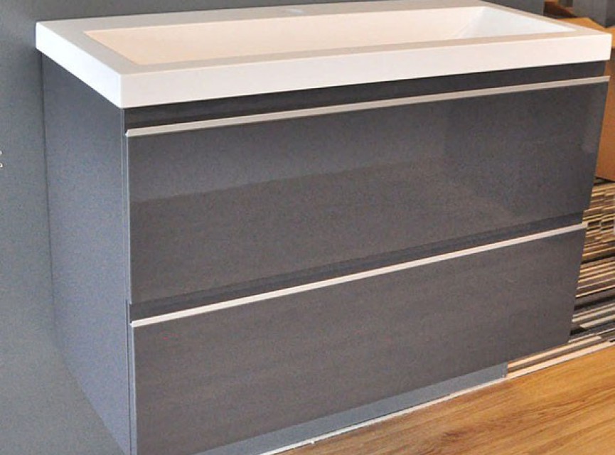 onderkast 80cmx36cm zo.wastafel gl.grijs
