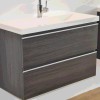 onderkast 80cmx36cm zo.wastafel houtn. grijs