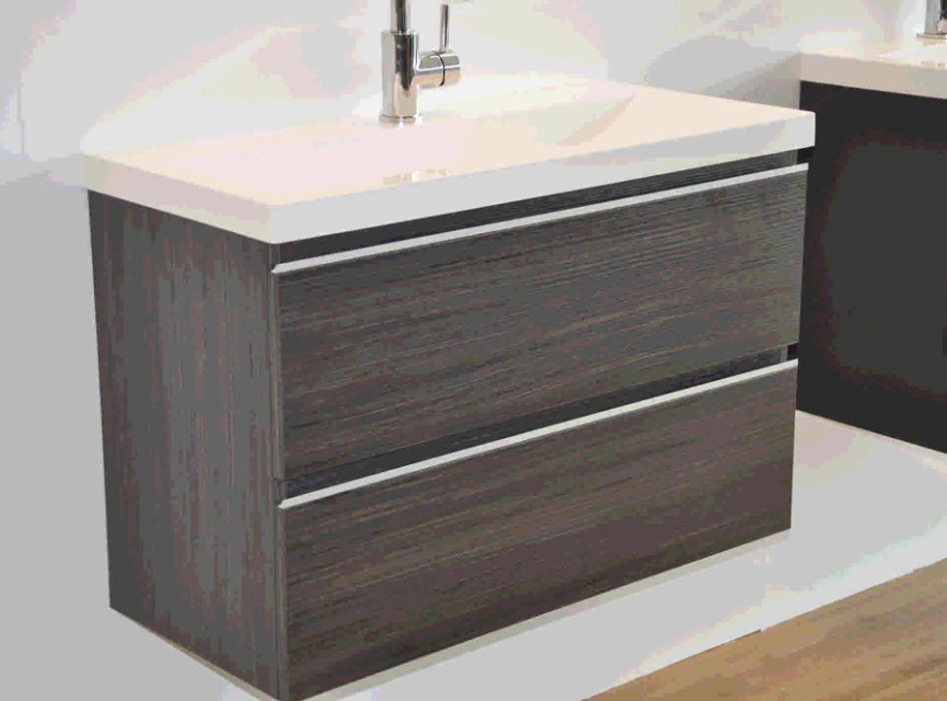 onderkast 80cmx36cm zo.wastafel houtn. grijs