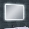 Quatro-Led dimbare condensvrije spiegel 800x600