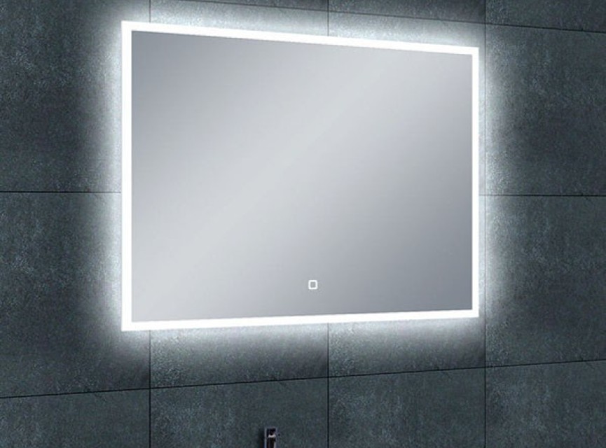 Quatro-Led dimbare condensvrije spiegel 800x600
