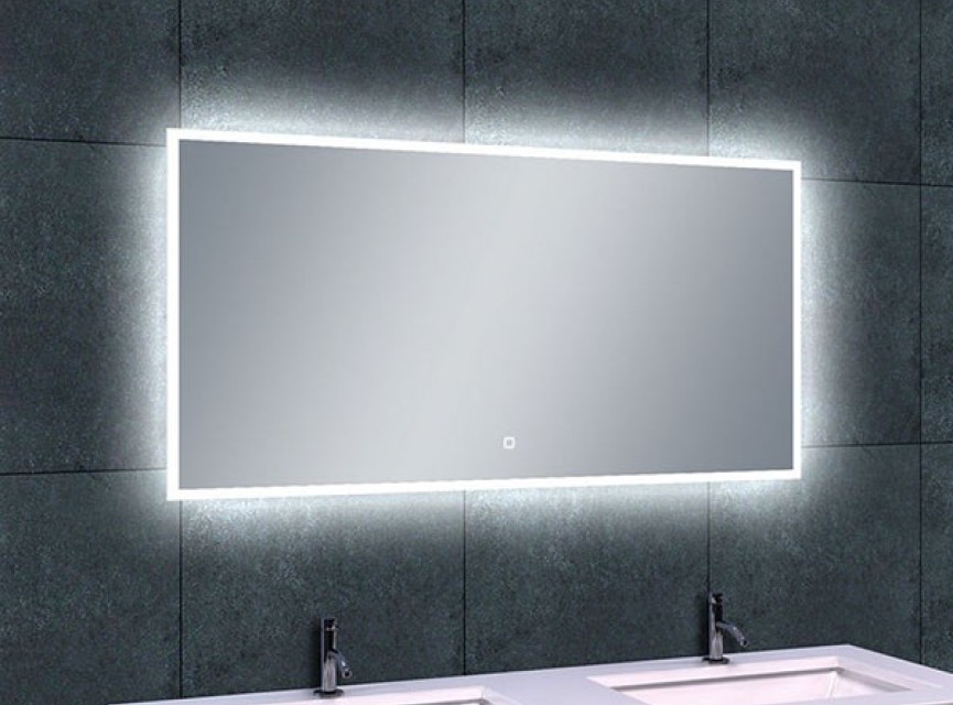 Quatro-Led dimbare condensvrije spiegel 1200x600